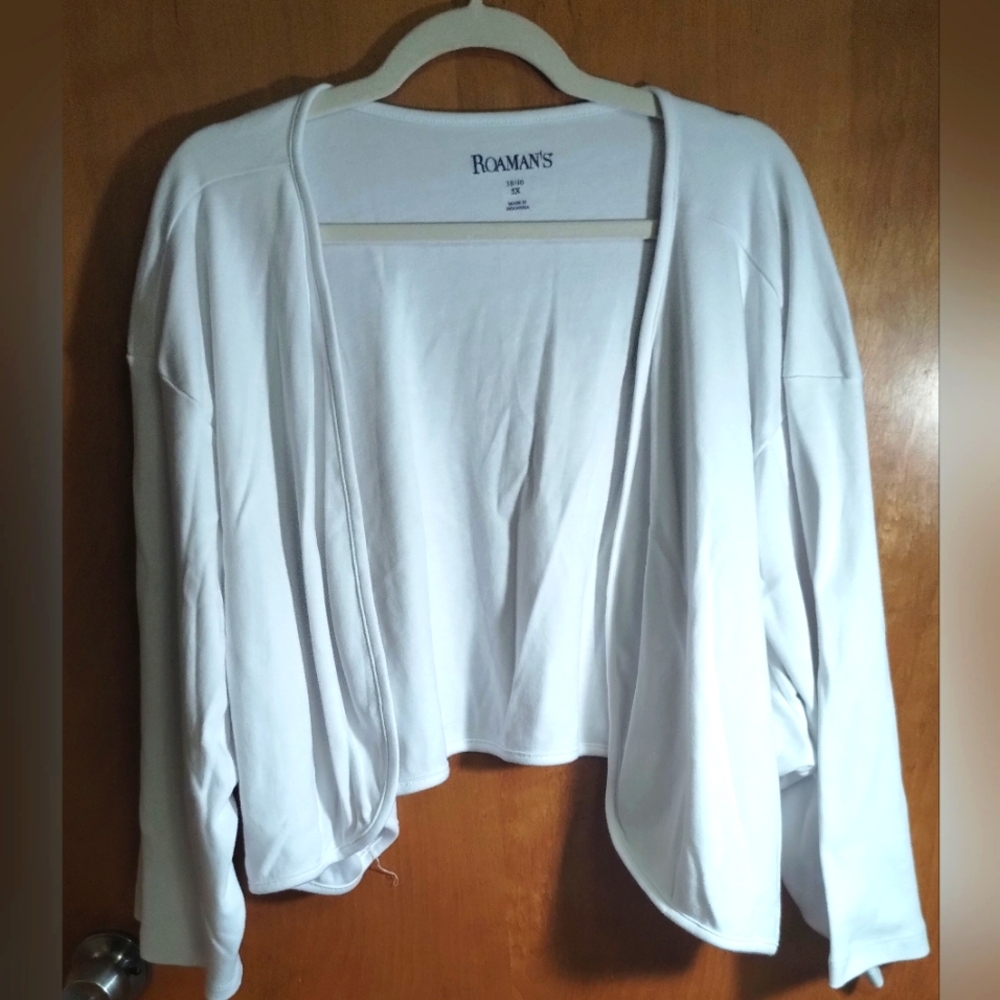 Romans White Bolero Top